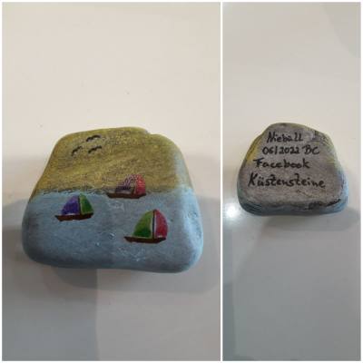 Stein im Urlaub in Niebüll gefunden. Der geht mit nach Delme